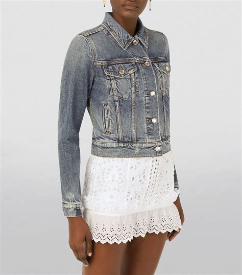 dolce and gabbana denim jacket women's